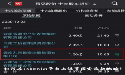 如何在Tokenim平台上设置固定收款地址?